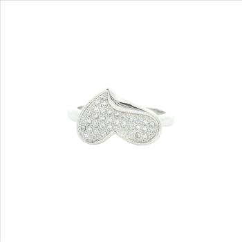 NO RESERVE 1.52 Ct Cubic Zirconia 925 Sterling Silver Ring