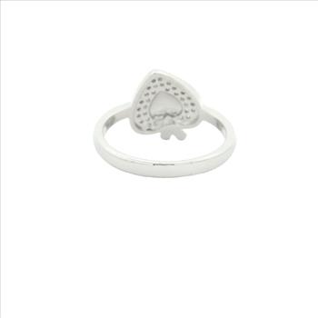 NO RESERVE 1.52 Ct Cubic Zirconia 925 Sterling Silver Ring