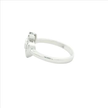 NO RESERVE 1.54 Ct Cubic Zirconia 925 Sterling Silver Ring