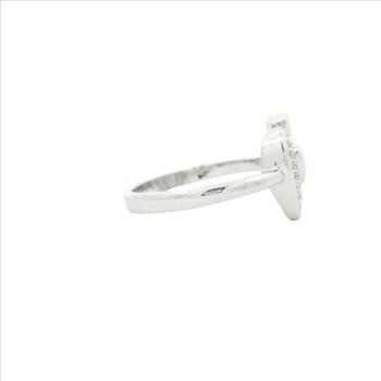 NO RESERVE 1.54 Ct Cubic Zirconia 925 Sterling Silver Ring