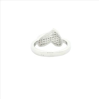 NO RESERVE 1.55 Ct Cubic Zirconia 925 Sterling Silver Ring