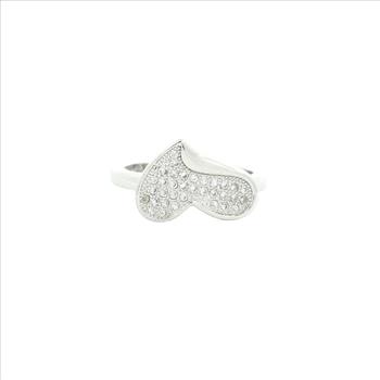 NO RESERVE 1.55 Ct Cubic Zirconia 925 Sterling Silver Ring