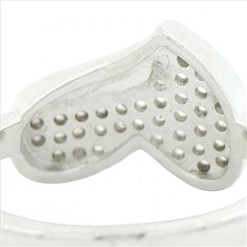 NO RESERVE 1.55 Ct Cubic Zirconia 925 Sterling Silver Ring