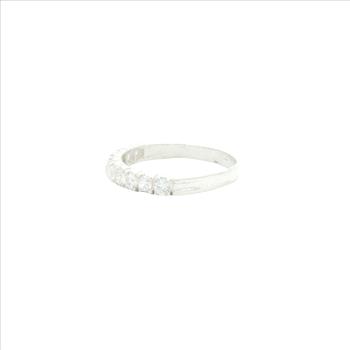 NO RESERVE 1.55 Ct Cubic Zirconia 925 Sterling Silver Ring