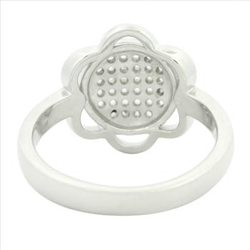 NO RESERVE 1.55 Ct Cubic Zirconia 925 Sterling Silver Ring