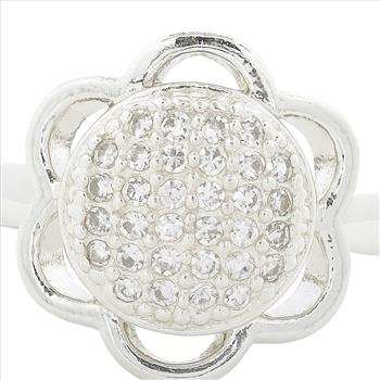 NO RESERVE 1.55 Ct Cubic Zirconia 925 Sterling Silver Ring