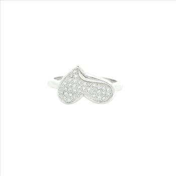 NO RESERVE 1.60 Ct Cubic Zirconia 925 Sterling Silver Ring