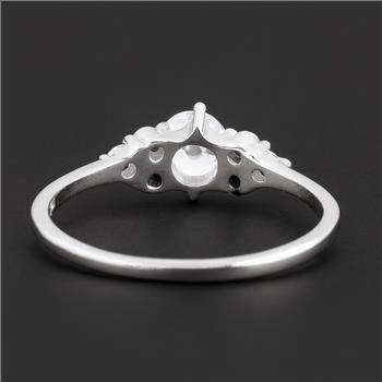NO RESERVE 1.65 Ct Cubic Zirconia 925 Sterling Silver Ring