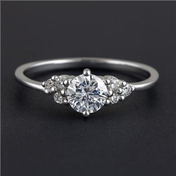 NO RESERVE 1.65 Ct Cubic Zirconia 925 Sterling Silver Ring