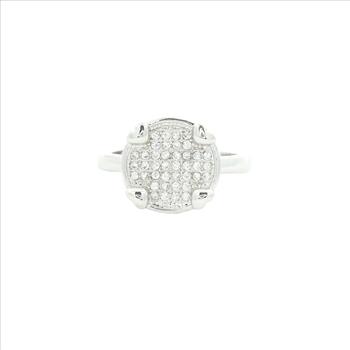 NO RESERVE 1.68 Ct Cubic Zirconia 925 Sterling Silver Ring