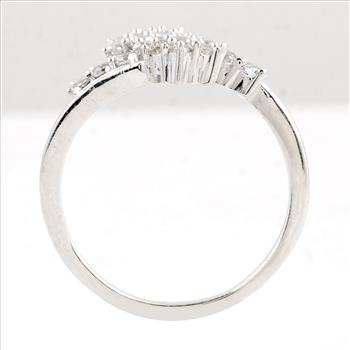 NO RESERVE 1.75 Ct Cubic Zirconia 925 Sterling Silver Ring