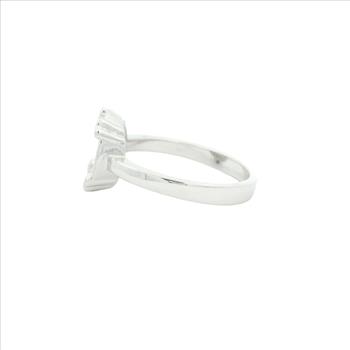 NO RESERVE 1.76 Ct Cubic Zirconia 925 Sterling Silver Ring