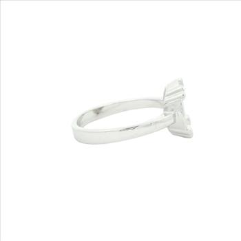 NO RESERVE 1.76 Ct Cubic Zirconia 925 Sterling Silver Ring