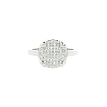 NO RESERVE 1.76 Ct Cubic Zirconia 925 Sterling Silver Ring