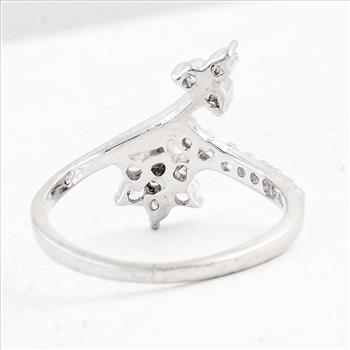 NO RESERVE 1.78 Ct Cubic Zirconia 925 Sterling Silver Ring