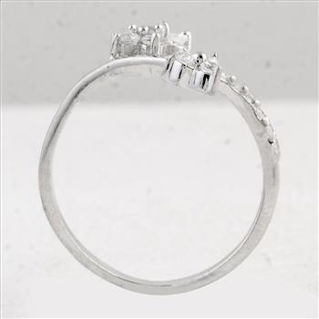 NO RESERVE 1.78 Ct Cubic Zirconia 925 Sterling Silver Ring