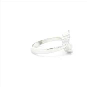 NO RESERVE 1.79 Ct Cubic Zirconia 925 Sterling Silver Ring