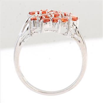 NO RESERVE 1.86 Ct Cubic Zirconia 925 Sterling Silver Ring