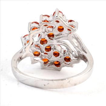 NO RESERVE 1.86 Ct Cubic Zirconia 925 Sterling Silver Ring