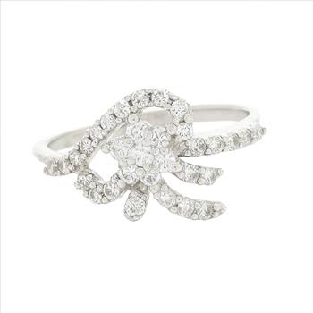 NO RESERVE 1.89 Ct Cubic Zirconia 925 Sterling Silver Ring