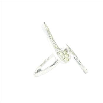 NO RESERVE 1.91 Ct Cubic Zirconia 925 Sterling Silver Ring