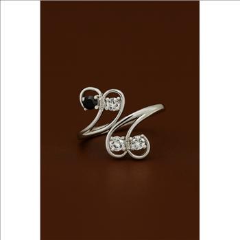 NO RESERVE 2.00 Ct Cubic Zirconia 925 Sterling Silver Ring