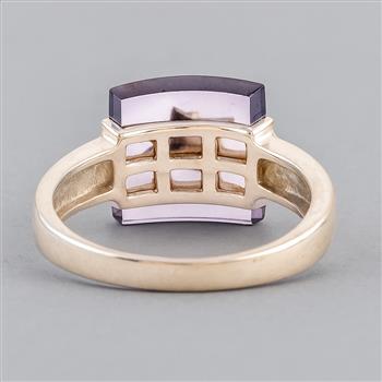 NO RESERVE 2.03 Ct Amethyst 925 Sterling Silver Ring