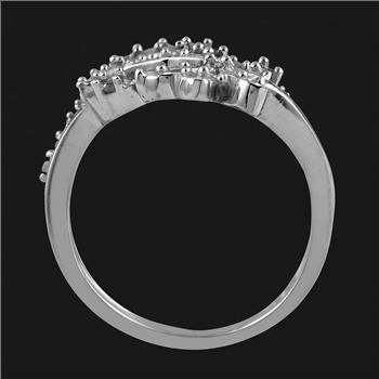 NO RESERVE 2.03 Ct Cubic Zirconia 925 Sterling Silver Ring