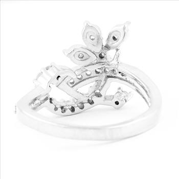 NO RESERVE 2.03 Ct Cubic Zirconia 925 Sterling Silver Ring