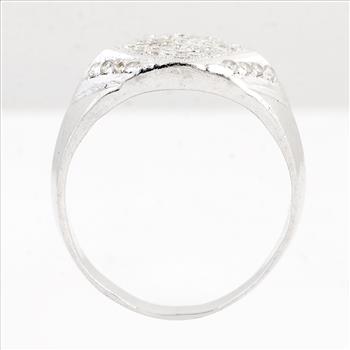 NO RESERVE 2.32 Ct Cubic Zirconia 925 Sterling Silver Ring