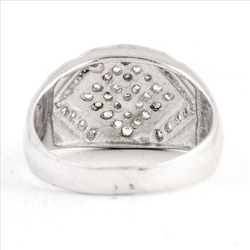 NO RESERVE 2.32 Ct Cubic Zirconia 925 Sterling Silver Ring