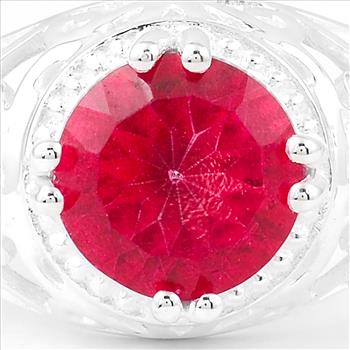 NO RESERVE 2.55 Ct Round Pink Topaz 925 Sterling Silver Ring