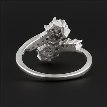 NO RESERVE 2.61 Ct Cubic Zirconia 925 Sterling Silver Ring