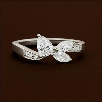 NO RESERVE 2.77 Ct Cubic Zirconia 925 Sterling Silver Ring