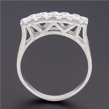 NO RESERVE 2.78 Ct Cubic Zirconia 925 Sterling Silver Ring