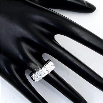 NO RESERVE 2.78 Ct Cubic Zirconia 925 Sterling Silver Ring