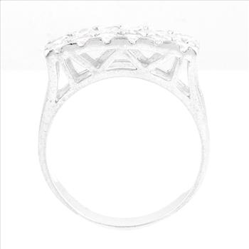 NO RESERVE 2.78 Ct Cubic Zirconia 925 Sterling Silver Ring