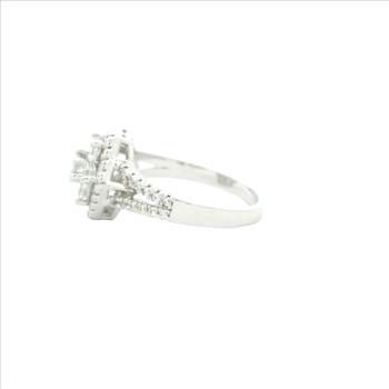 NO RESERVE 2.85 Ct Cubic Zirconia 925 Sterling Silver Ring