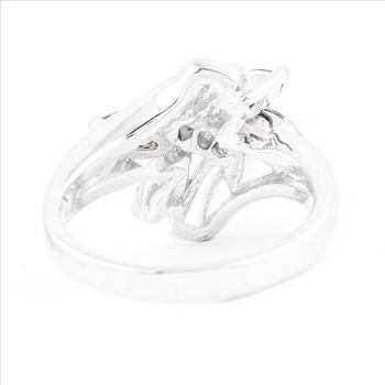 NO RESERVE 2.89 Ct Cubic Zirconia 925 Sterling Silver Ring