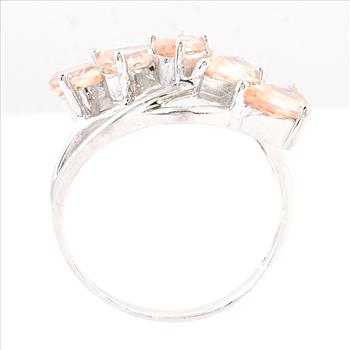 NO RESERVE 2.93 Ct Cubic Zirconia 925 Sterling Silver Ring