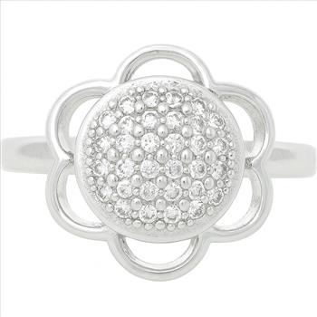 NO RESERVE 3.15 Ct Cubic Zirconia 925 Sterling Silver Ring