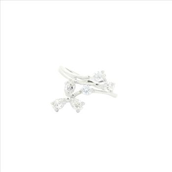 NO RESERVE 3.25 Ct Cubic Zirconia 925 Sterling Silver Ring