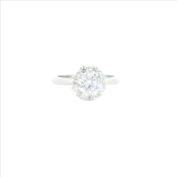 NO RESERVE 3.35 Ct Cubic Zirconia 925 Sterling Silver Ring