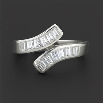 NO RESERVE 3.45 Ct Cubic Zirconia 925 Sterling Silver Ring