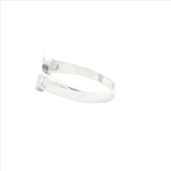 NO RESERVE 3.45 Ct Cubic Zirconia 925 Sterling Silver Ring