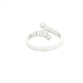 NO RESERVE 3.45 Ct Cubic Zirconia 925 Sterling Silver Ring