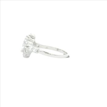 NO RESERVE 3.47 Ct Cubic Zirconia 925 Sterling Silver Ring