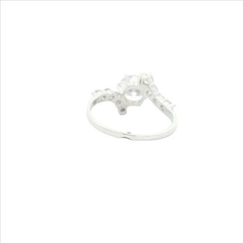 NO RESERVE 3.47 Ct Cubic Zirconia 925 Sterling Silver Ring