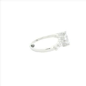 NO RESERVE 3.47 Ct Cubic Zirconia 925 Sterling Silver Ring