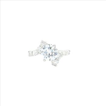 NO RESERVE 3.47 Ct Cubic Zirconia 925 Sterling Silver Ring